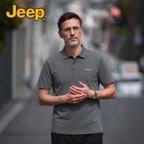 JEEP Men's Ice Silk Cooling Polo Shirt L
