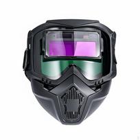 SelfDarkening Metalworking Helmet Detachable Impact Resistant Thickened