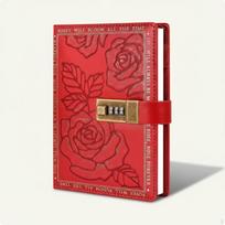 A6 Lock Journal Gift Box Diary Vintage Style Locked for Girls, Students, Personal