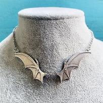 Goth Vampire Vintage Bat Wings Pendant Choker Necklace Christmas Witchy Gift For Women Best Friends New Fashion Jewelry sidabras