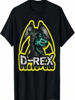 Death-Rex Funny Death T-Rex Grim Reaper Costume Halloween T-Shirt S įvairiaspalvis
