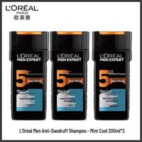 L'Oréal Men Expert Mint Cool Anti-Dandruff Shampoo