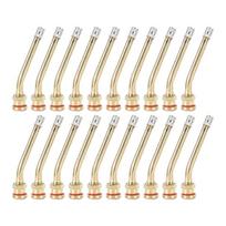 20PCS Copper Tire Valve Stem With Rubber Seal Air Tire Valve  Tire Valve Stem Replacement V3-20-5