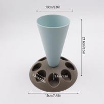 Piping Bag Nozzles Storage Rack Stand With 8 Slots Large Capacity Pastry Bag Mounting Holder Organizer Baking Accessories A1