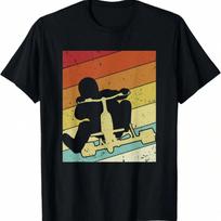 Retro Tricycle Motorized Drifting Trike Drifter Drift Trike T-Shirt S įvairiaspalvis