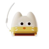 Portable Dual-Use Lint Remover and Mini Pet Hair Cleaner with Washable Sticky Roller and Compact Design for Fabric and Clothing Maintenance geltona
