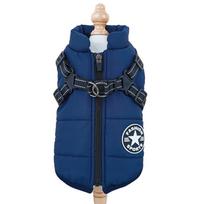 Tarptautinis sustorintas naminių gyvūnų paltas: Šilta medvilninė liemenė šunims ir katėms M (Chest 40CM, 5-8kg)