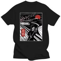 men clothing tops New Riot Society Scream Reaper Mens T-Shirt Summer Tee Shirt S juoda