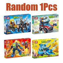 Plants VS Zombies Game Building Blocks Toy PVZ Replanted Edition Figure DIY Creative Bricks Toy Gift for Children Kids Blind Box
