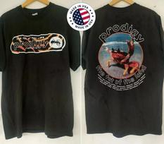 Prodigy Band '97 The Fat Of The Land basic black Reprint 2 side T shirt S-5XL Unisex T-Shirt S