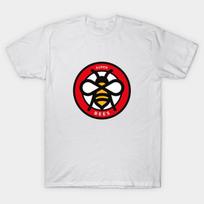 Men Black Print T-shirt Brentford No-Cut Transfer Paper Print Cotton Tshirt 3XL balta
