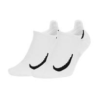 Nike Casual Sports Breathable Running Socks 2 Pairs White Men's SX7554-100 XL
