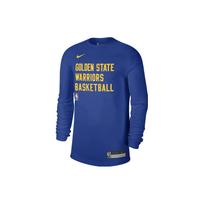 Nike x NBA Dri-FIT Golden State Warriors Training Long Sleeve T-shirt 'Blue' Men's FD9949-495 M