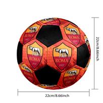 DYDIS 5 AS Roma Futbolo Kamuolys Spalvingas Visoms Amžiaus Grupėms Mašininiu Siuvimu PVC Paruoštas Varžyboms Patvarus Aukšto Atsitrenkimo