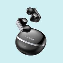 Lanston TS28 Open-Ear Clip-On Wireless Headphones juoda
