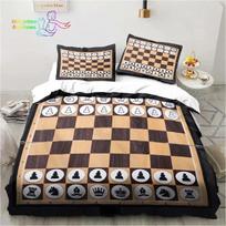 Funny Chess Board Bedding Set Single Twin Full Queen King Size Bed Set Adult Kid Bedroom 3D Printed Bedding Gift 135x200cm