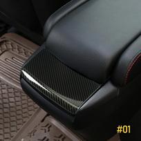 For Honda Civic 10th 2018 2019 2016 2017 Carbon Fiber Car Interior Center Console Armrest Box Sequins Cover Car Accessories