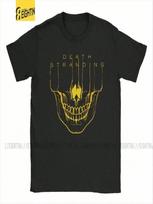 unisex Death Stranding T Shirt Kojima Hideo Metal Gear Solid Reedus Norman Game Mgs Cotton Short Sleeve Tee Shirt 4XL 5XL T-Shirt S įvairiaspalvis
