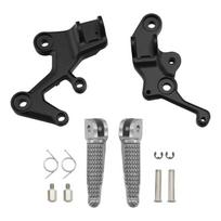 Motorcycle Driver Footpegs Footrest Bracket For Kawasaki Ninja 400 2018-2024 Z500 2024-2025