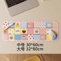 Sweetheart Puzzle Desk Mat, Large Size Mouse Pad, Cute Style for Girls, Perfect for Office & Student Desks Large size: 13.78 x 31.5 inch