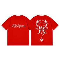Singer Kenia Os Double Sided Print T Shirt High Quality Fashion Oversized Tshirts Unisex Women Casual Cotton Short Sleeve Tshirt 4XL