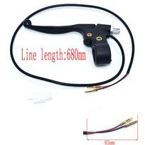 7/8'' Right Dual Twin Minimoto Left Handle Brake Levers With wire For 47cc 49cc Pocket Dirt Bike Gas Scooter ATV Quad Mini Moto