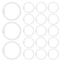 80Pcs Loose Leaf Binder Rings Metal Hinged Buckle Clips for Notebook Index Cards Calendar Fastener Rings Loose Leaf Binder Ring China Mainland