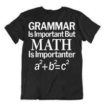 Math Grammar T-Shirt Sarcastic Nerdy Math Tee Science Humor 2XL