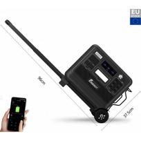 FOSSiBOT F2400 Générateur Electrique avec Chariot à Main Pliable|2048Wh Batterie LFP|3 sorties CA 230V 2400W/4800W pic|APP/voyage/RV