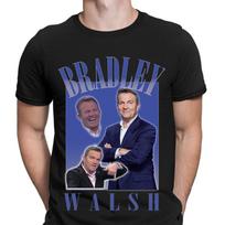 Bradley Walsh Homage Funny Tv Presenter UK Legend Icon Retro Unisex T-Shirt Graphic Tee M