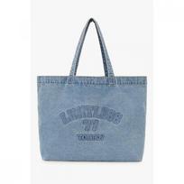Studio Tomboy Embossed Print Shoulder Bag 9176470988 Indigo/OS