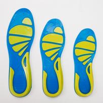 Breathable Flower Pattern TPE Gel Insoles: Shock-Absorbing, Moisture-Wicking, Suede Flocking, Cut-to-Fit, Thickened Sport Comfort Kids S (Small) 34-38