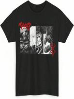 Berserks Manga Tshirs unisex - Guts Graphic Print T Shirt Unisex - Anime Costume Round Neck Short Sleeve Tee Shirt XS-5XL S įvairiaspalvis