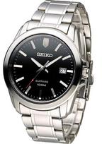 Seiko SEIKO Quartz Watch SGEH49P1 Black Men's [Used] juoda