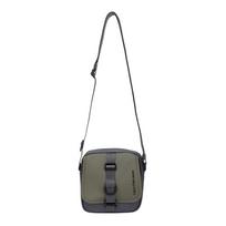 Calvin Klein Logo detail zip closure polyester crossbody bag small men's gray with olive pilka spalva