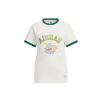 Adidas Originals X Disney Dumbo Sportswear Tee with Cartoon Elephant Logo Women Tops White IN1062 XS