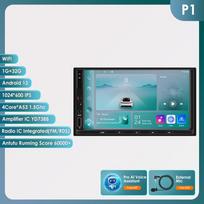 Ossuret 2din Autoradio BT android radio AI Intelligent System for Universal 7 Inch Car Radio Multimedia Video Player GPS Carplay Android Auto 4G RDS P1 4Core 1G 32G AI
