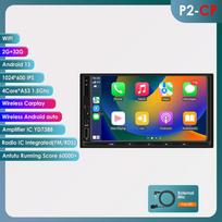 Ossuret 2din Autoradio BT android radio AI Intelligent System for Universal 7 Inch Car Radio Multimedia Video Player GPS Carplay Android Auto 4G RDS P2CP 4Core 2G 32G