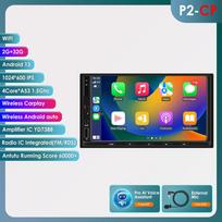 Ossuret 2din Autoradio BT android radio AI Intelligent System for Universal 7 Inch Car Radio Multimedia Video Player GPS Carplay Android Auto 4G RDS P2CP 4Core 2G 32G AI