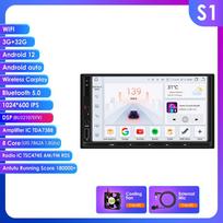 Ossuret 2din Autoradio BT android radio AI Intelligent System for Universal 7 Inch Car Radio Multimedia Video Player GPS Carplay Android Auto 4G RDS S1 8Core 3G 32G