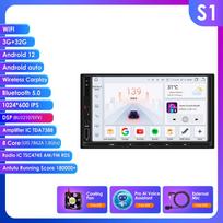 Ossuret 2din Autoradio BT android radio AI Intelligent System for Universal 7 Inch Car Radio Multimedia Video Player GPS Carplay Android Auto 4G RDS S1 8Core 3G 32G AI