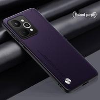 Realme 15 Pro Leather Protective Phone Case - Full Wrap, Simple Design Realme 15 5G violetinė