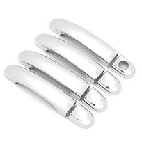 Skirtas Volkswagen VW Transporter T5 Multivan V 2003-2015 Chrome išorinių šoninių durų rankenos dangtelio formavimo apdailos rėmo rėmas 2012 m. Door Handle Cover