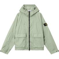 Stone Island Pavasario Vasaros Kolekcijos Ženklelis Rankovės Logotipas Atsparus Vandeniui Universalus Striukė su Gobtuvu Vyriškos Striukės L1S154100004S0A21-V0055 L