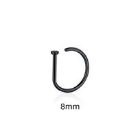 Fake Nose Ring Non Piercing Clip Stainless Steel Punk Body Jewelry for Women Men Fashion Septum Earrings