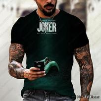 Joker Summer Classic Gothic T Shirt For Men Joker Funny Face Print Male T-shirt Casual Short Sleeve Tops Oversized Man Clothing XXS