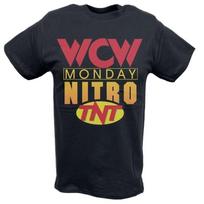 WCW Monday Nitro TNT Pasaulio Čempionato Imtynės 100% Medvilnės Marškinėliai Vyriški Marškinėliai Viršus S
