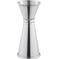 Nagao Cocktail Measuring SUS304 Stainless Made in 94021 Tsubame-Sanjo Cup, 30/15ml, Steel, Japan,