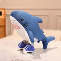 Tralala Tralalero Wears Shoes Shark Funny Decor Italy Shanhaijing Series Funny Home Decoration Orcalero Orcala Gift For Children 20cm
