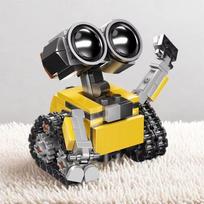 Wall.E Anime Eve Small Particle Robot Assembly Model Kit Action Figure Boy Puzzle Toy Buildable No Special Effects Collectible